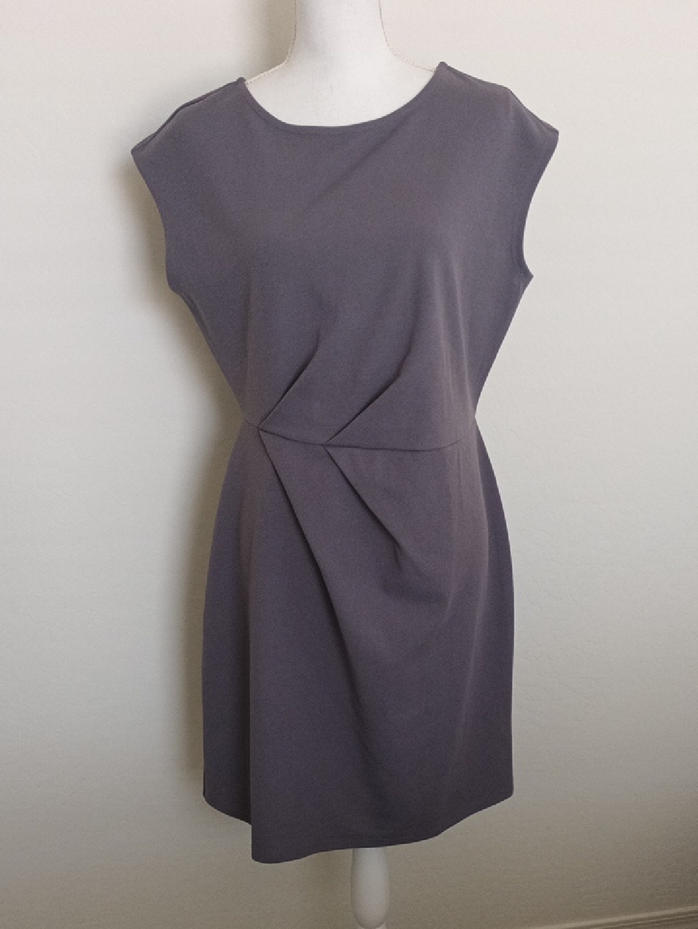 Maurices Lavender Stretchy Dress Cap Sleeves Size Large NWT